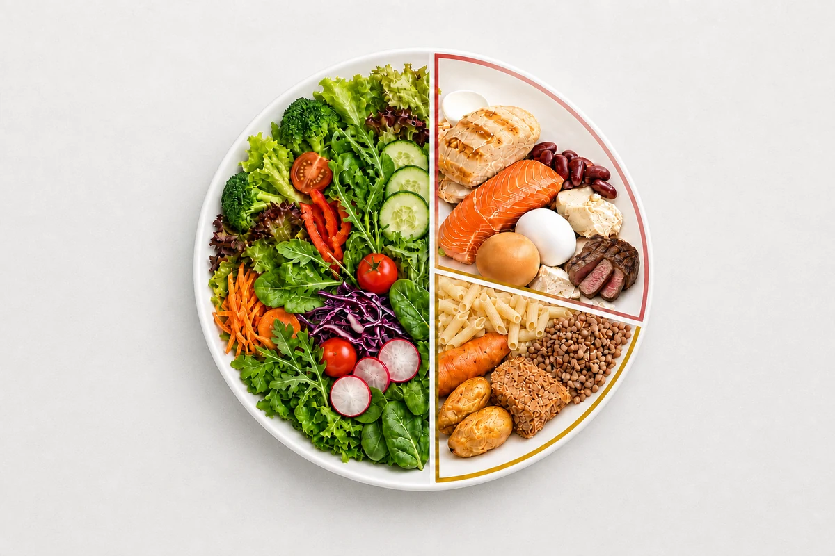 WithRita lunch and dinner guide plate